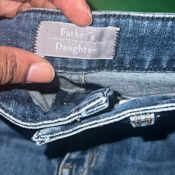REVOLVE Father’s Daughter High Rise Riley Denim Distressed Skirt size 26