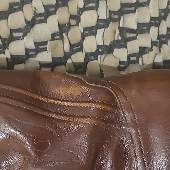 RIOS OF MERCEDES BROWN LEATHER POINTED TOE COWBOY BOOTS