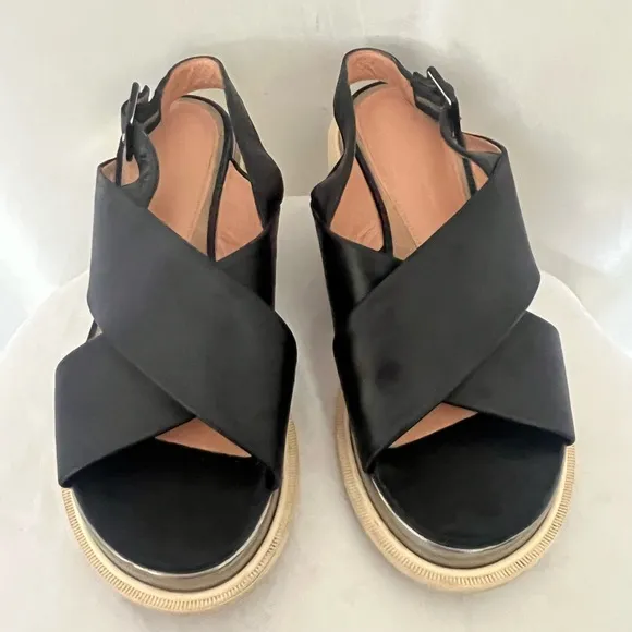 Robert Clergerie Caliba Cross Strap Slingback Sandal
