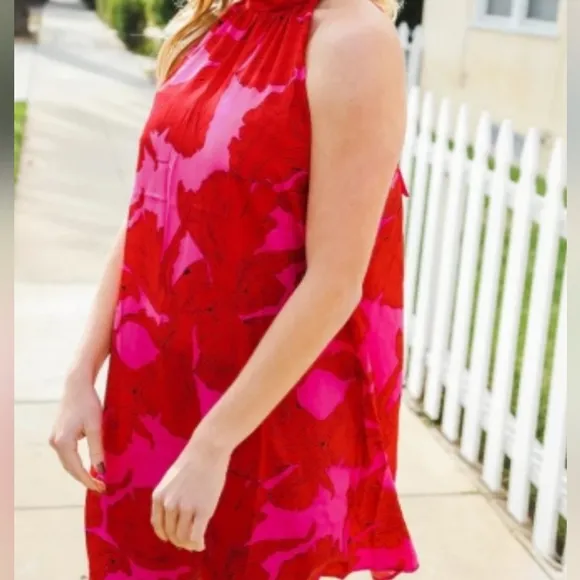 Rose Radiance Floral Dress