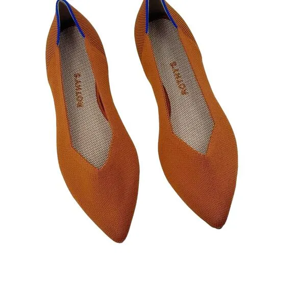 Rothy’s The Point Toe Ballet Flat Slip On Size W11.5 NWOB