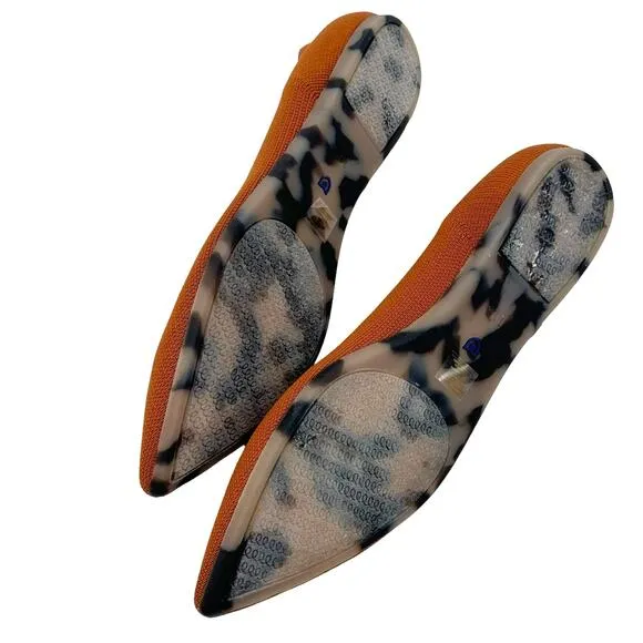 Rothy’s The Point Toe Ballet Flat Slip On Size W11.5 NWOB
