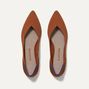 Rothy’s The Point Toe Ballet Flat Slip On Size W11.5 NWOB