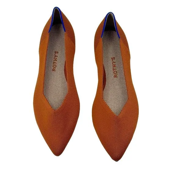 Rothy’s The Point Toe Ballet Flat Slip On Size W11.5 NWOB