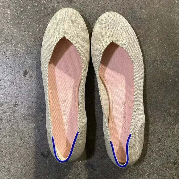 Rothy's Women's metallic Flats