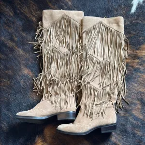 Sam Edelman Fringe Boots