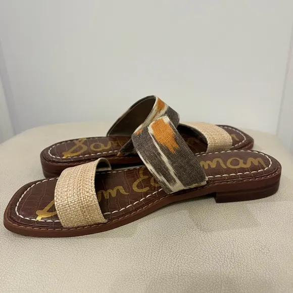 Sam Edelman Haydee Women’s Two Strap Boho Slide Sandals Size 8