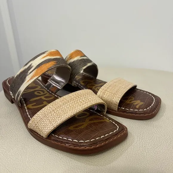 Sam Edelman Haydee Women’s Two Strap Boho Slide Sandals Size 8