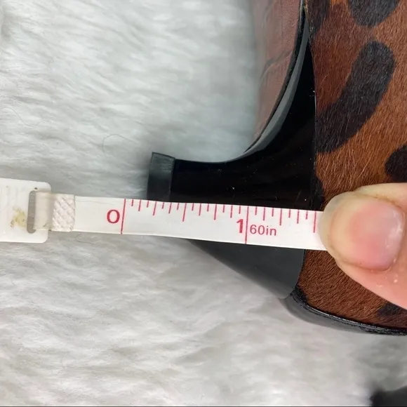 Sam Edelman Hope cow hair leopard print shoes