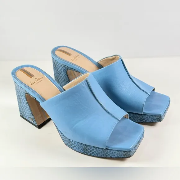 SAM EDELMAN Wilton Leather Mule Sandals Size 9