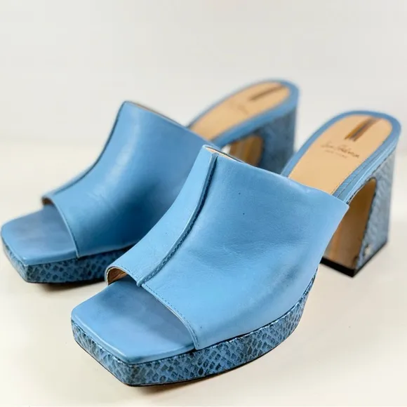 SAM EDELMAN Wilton Leather Mule Sandals Size 9