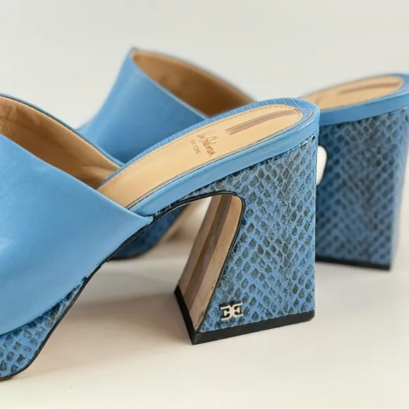SAM EDELMAN Wilton Leather Mule Sandals Size 9