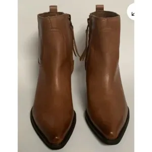 Sam Edelman Womens Wendall Whiskey Lea Classic Fashion Boots Size 7.5M Brown