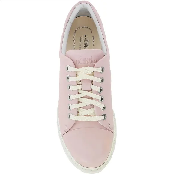 Samuel Hubbard Women’s Fast Pink Full Grain Leather Sneakers Size 6.5 Like New