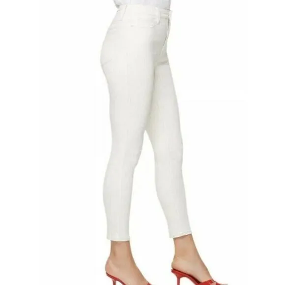 Sanctuary Denim Social Standard High Rise Skinny Ankle Jean Sunshine Stripe 25