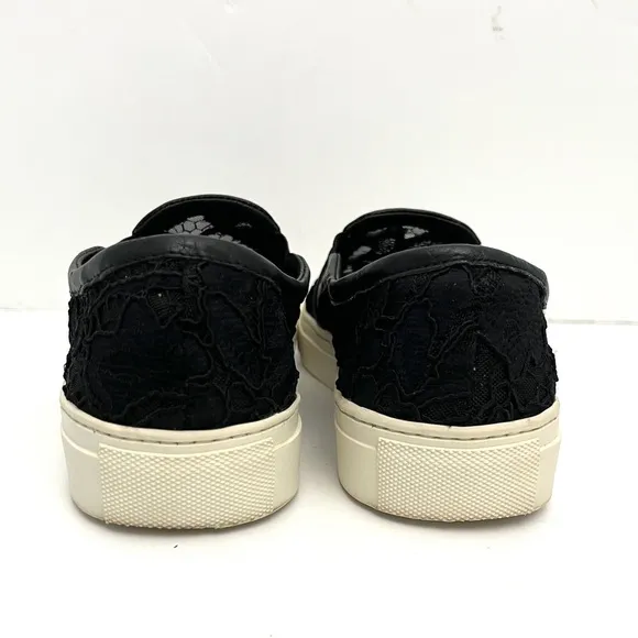 Sandro | Black Floral | Slip on | Tennis Shoes | Size EU 39