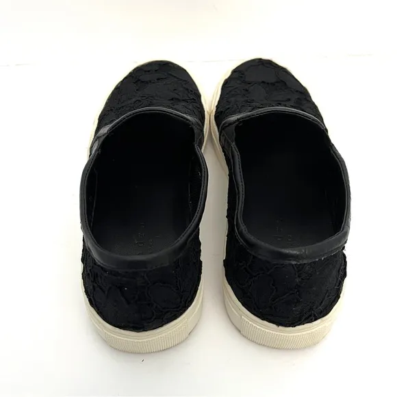 Sandro | Black Floral | Slip on | Tennis Shoes | Size EU 39