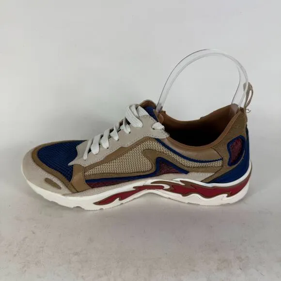 Sandro Paris the Iconic Flame Athletic Shoes Women 6.5 Multicolor Low Top