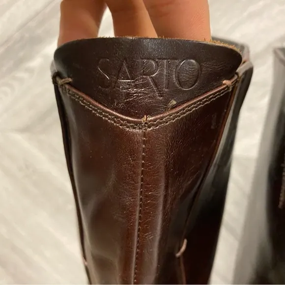 SARTO By Franco Sarto | Eliza Knee High Boots Brown Leather Size 8