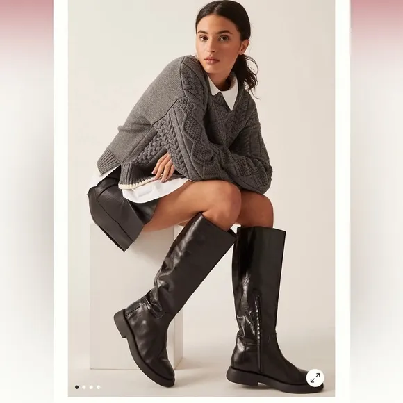 SARTO By Franco Sarto | Eliza Knee High Boots Brown Leather Size 8