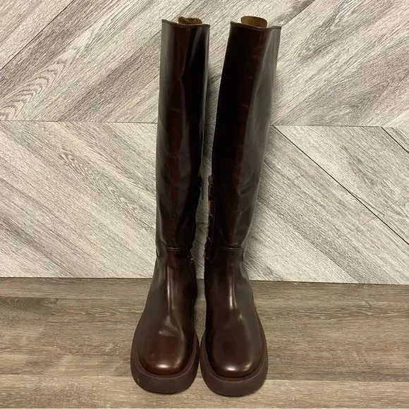 SARTO By Franco Sarto | Eliza Knee High Boots Brown Leather Size 8