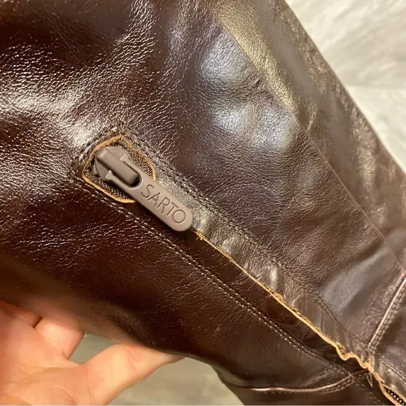 SARTO By Franco Sarto | Eliza Knee High Boots Brown Leather Size 8