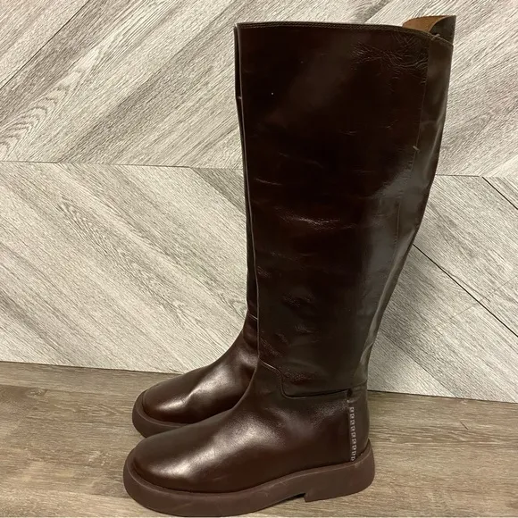 SARTO By Franco Sarto | Eliza Knee High Boots Brown Leather Size 8
