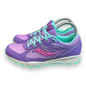 Saucony Girls Cohesion TR14 SK165563 Purple Running Shoes Sneakers‎ Size 6 M