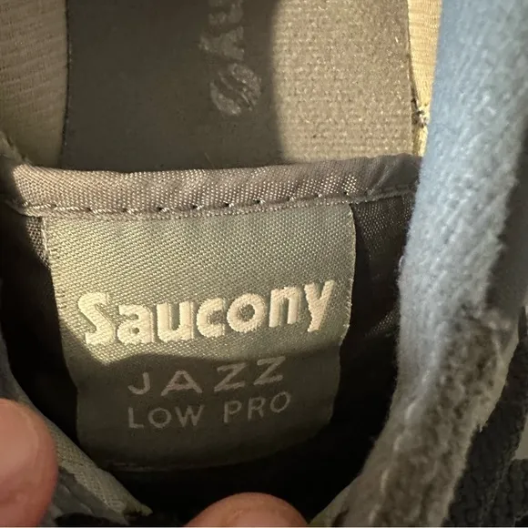 Saucony Jazz Low Pro Shoes Mens 12 Grey Suede Fabric Athletic Running Athleisure