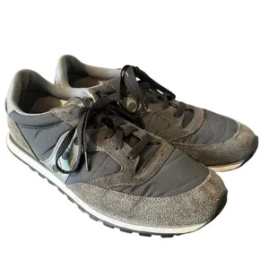Saucony Jazz Low Pro Shoes Mens 12 Grey Suede Fabric Athletic Running Athleisure