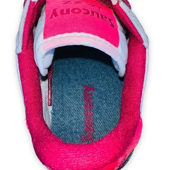 Saucony Jazz Triple Pink / Blue Denim S60567-1 Women's 5