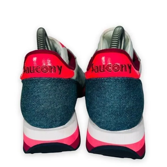 Saucony Jazz Triple Pink / Blue Denim S60567-1 Women's 5