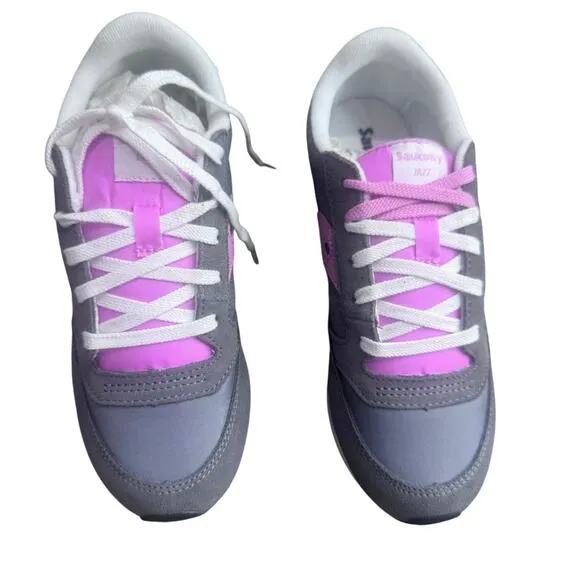 Saucony Kids Originals Jazz Original (Gray/Pink) Girls Shoes 2.5 NWT