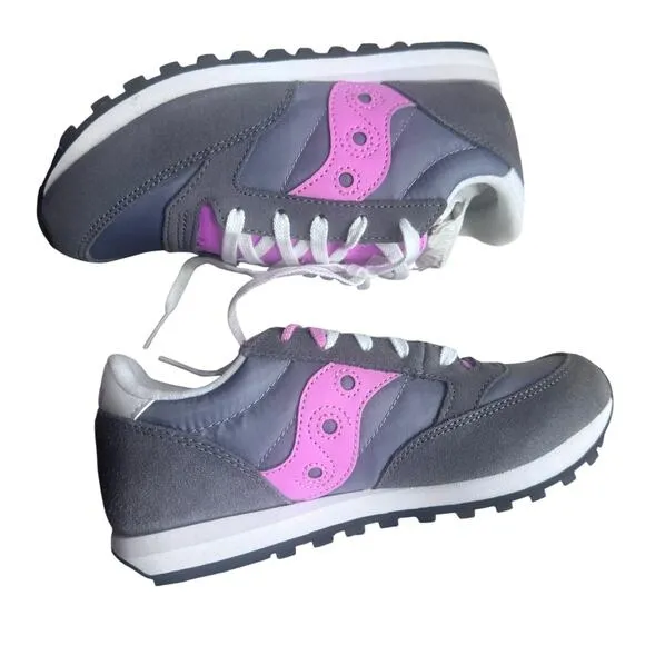 Saucony Kids Originals Jazz Original (Gray/Pink) Girls Shoes 2.5 NWT