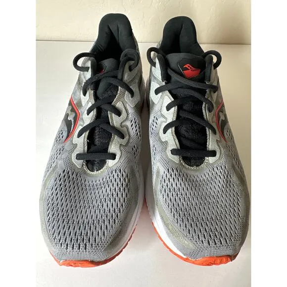 Saucony Men's Omni 20 Running Shoes Support Cushioned Support Gray Size 11