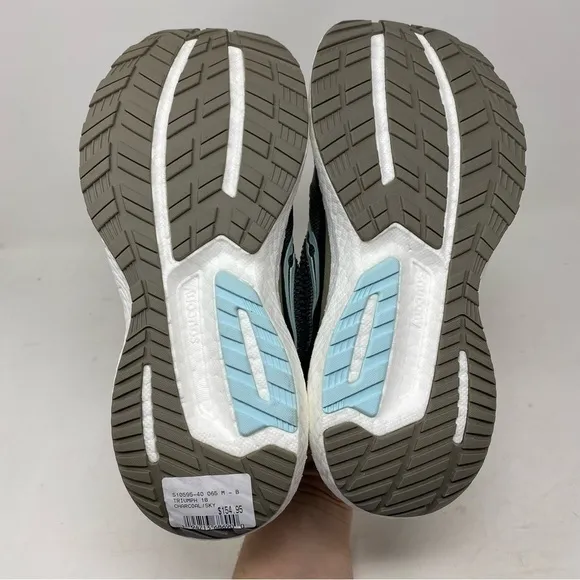 Saucony Triumph 18 Charcoal/Sky Athletic Running Shoes
