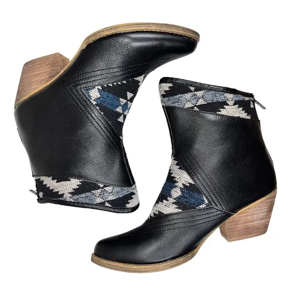Sbicca | Women’s‎ 7 | Aztec Print Ankle Bootie Shootie Vintage Collection