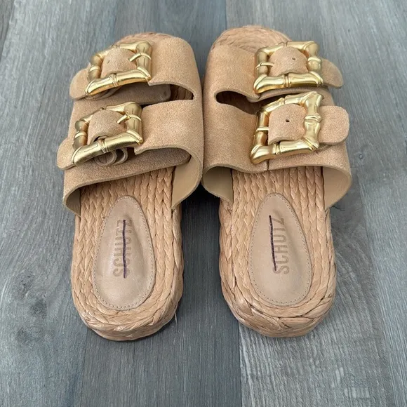 Schutz Enola Rope Platform Sandals
