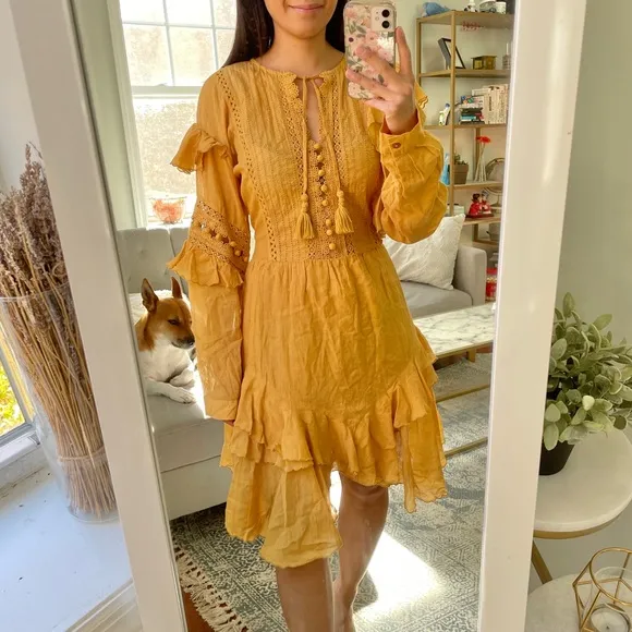 Sea New York Weatherly Pom Pom Dress