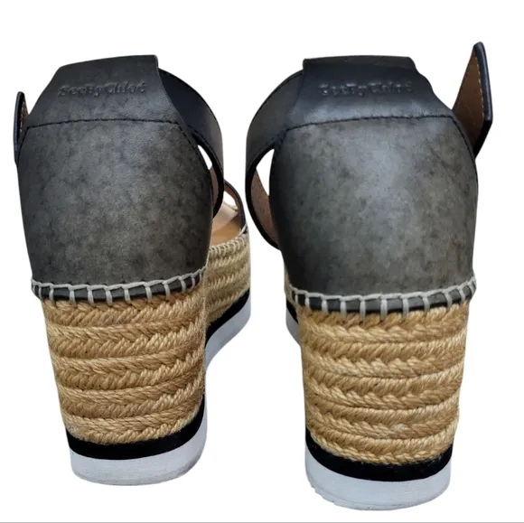 See By Chloe Glyn Platform Espadrille Sandals
