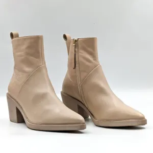 Seychelles Women Star Western Cowboy Ivory Leather Ankle Boots size 8