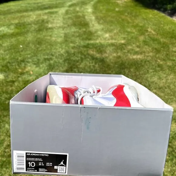 Size 10 - Nike Air Jordan 11 Retro Cherry Men's Shoes - Ships Now