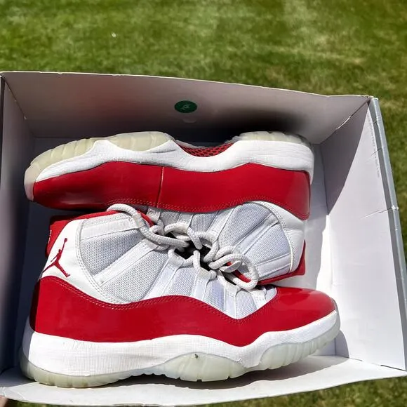 Size 10 - Nike Air Jordan 11 Retro Cherry Men's Shoes - Ships Now