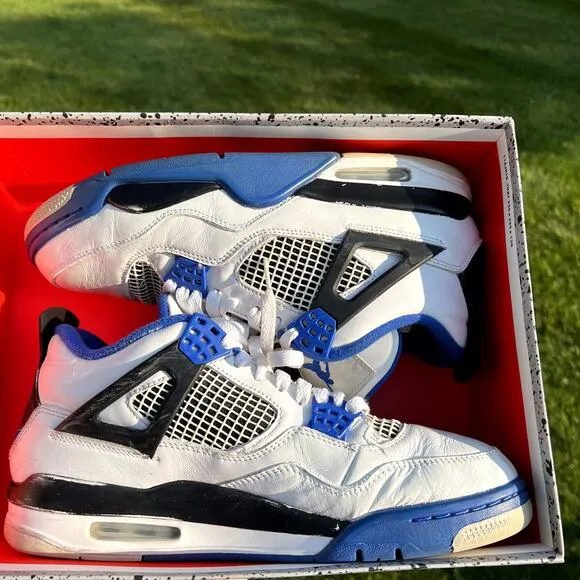 Size 10 - Nike Air Jordan 4 Retro Motorsports 2017 Men's Shoes - Ships Now