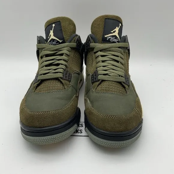 Size 10.5 - Jordan 4 SE Retro Low Craft - Olive (FB9927-200)