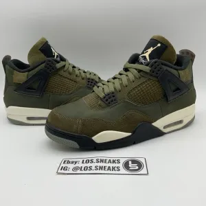 Size 10.5 - Jordan 4 SE Retro Low Craft - Olive (FB9927-200)