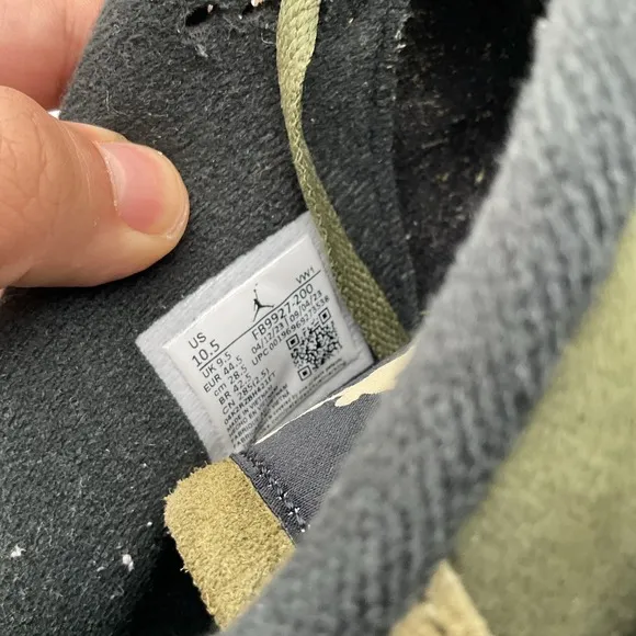 Size 10.5 - Jordan 4 SE Retro Low Craft - Olive (FB9927-200)