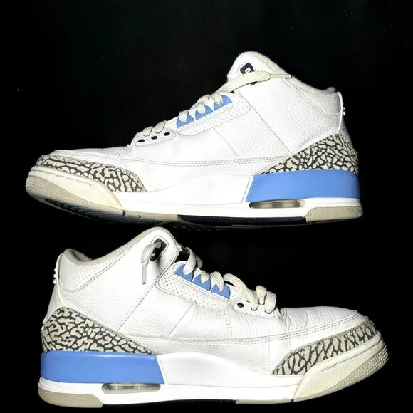 Size 10.5 - Nike Air Jordan 3 Retro UNC 2020 Men's Shoes