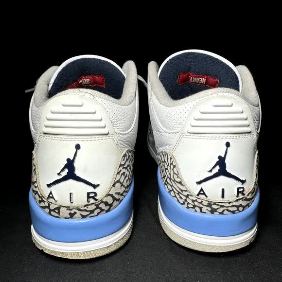Size 10.5 - Nike Air Jordan 3 Retro UNC 2020 Men's Shoes