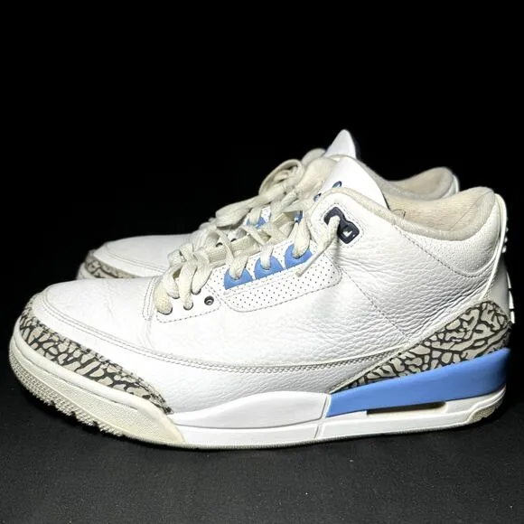 Size 10.5 - Nike Air Jordan 3 Retro UNC 2020 Men's Shoes